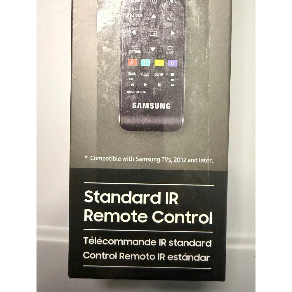 Samsung Standard IR Remote Control BN59-01301A VG-TM1240BN Replacement TV Remote
